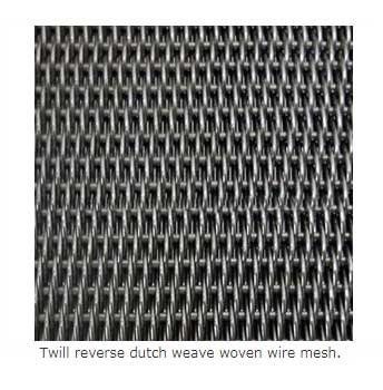 Reverse Dutch Weave Stainless Steel Wire Mesh