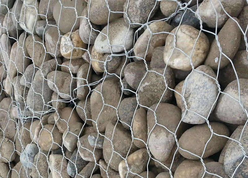 The introduction of gabion mesh