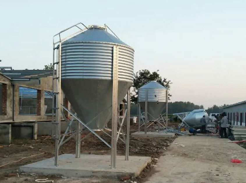 Silo de granja de almacenamiento de alimento